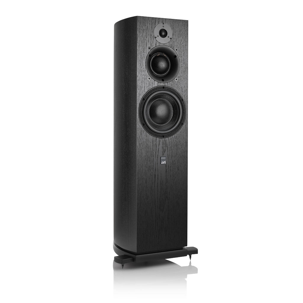 ATC SCM40A Floorstanding Loudspeakers (active version) - Black Oak (Ex Demonstration)